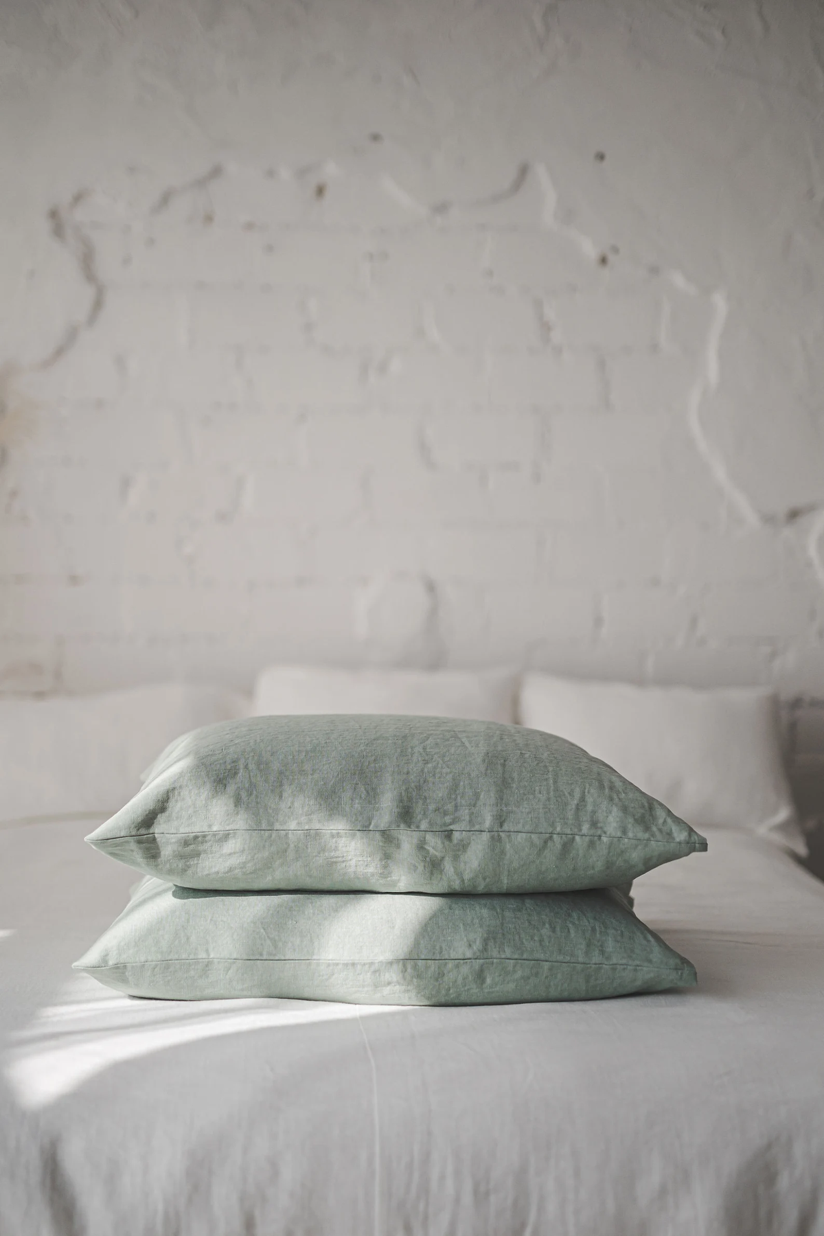 Natural linen pillowcase, Standard, queen, king, custom size pillowcases, 100% European linen pillow cover, Softened linen pillowcase.